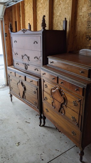 Identifying an Antique Dresser - three antique dressers