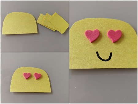 Valentine's Themed Bee Crown - from yellow construction paper cut out a head and rectangles, use heart shaped foam for eyes and draw on a mouth, then glue head and strips to the band