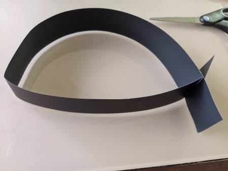 Valentine's Themed Bee Crown - black paper strip