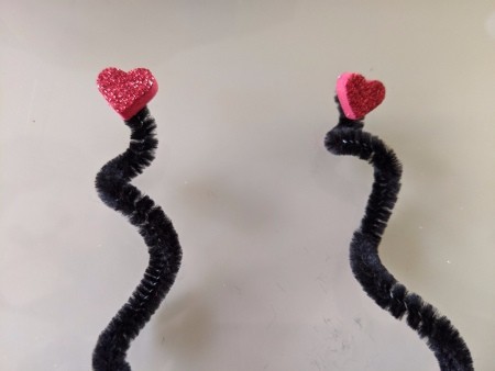 Valentine's Themed Bee Crown - add foam hearts to the top ends