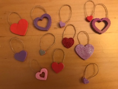 Valentine's Day Ornaments - several ornaments
