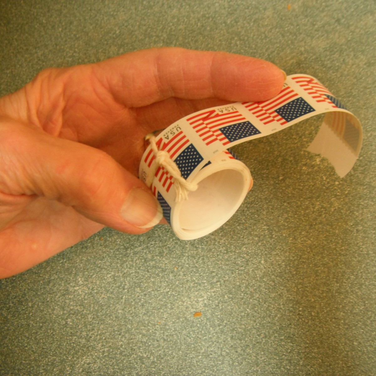 Securing a Roll of Stamps ThriftyFun