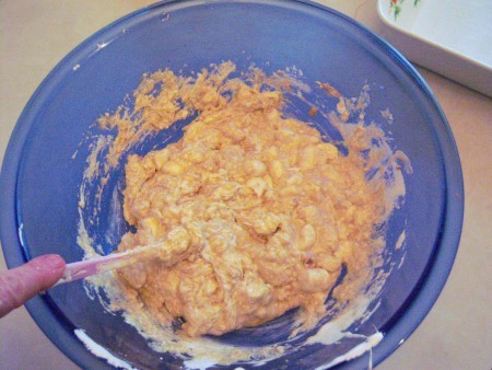 marshmallow peanut butter melted in bowl