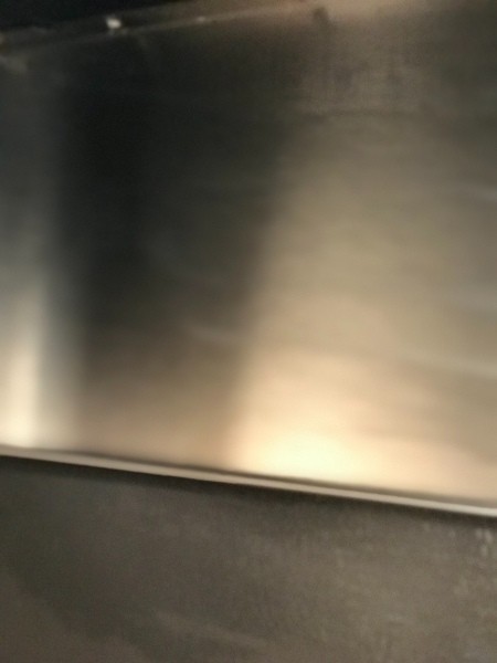 A clean stovetop hood.