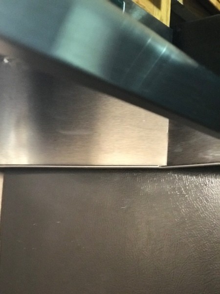 A clean stovetop hood.
