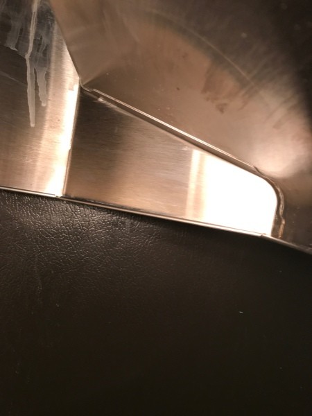 A clean stovetop hood.