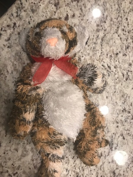 Locating a Plush Tiger Toy