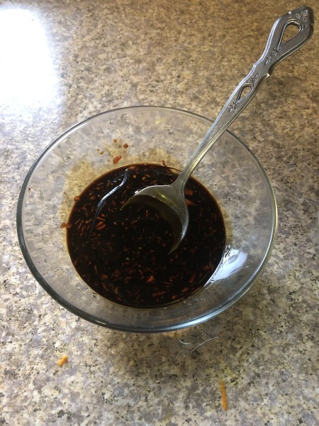 marinade sauce in bowl