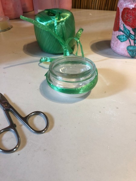Valentine Gift Jar - and around the lid