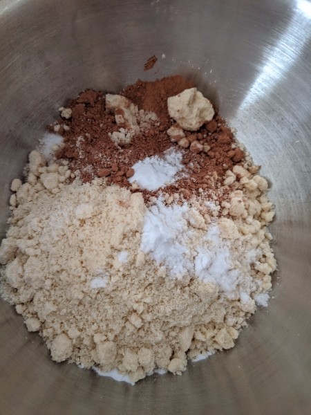 mixing dry ingredients in bowl