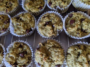 muffins cooling on rack