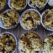 muffins cooling on rack