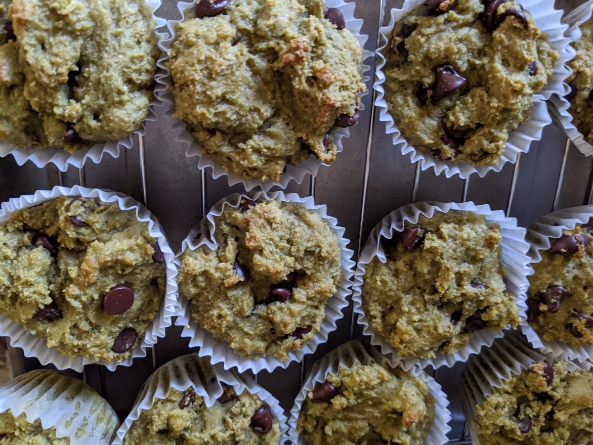 Chocolate Chip Matcha Muffins ThriftyFun