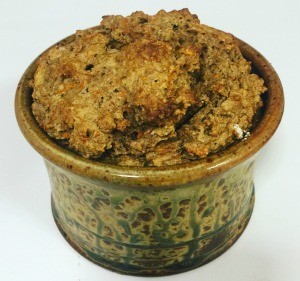 vegan muffins in a bowl