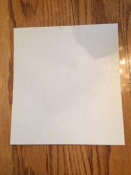 Ruler Picture Frame - cut backing to fit