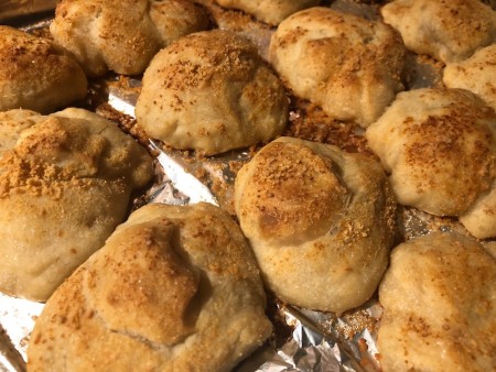 baked Garlic Parmesan Bread Puffs