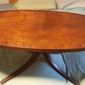 Value of a Mersman Coffee Table - oval coffee table