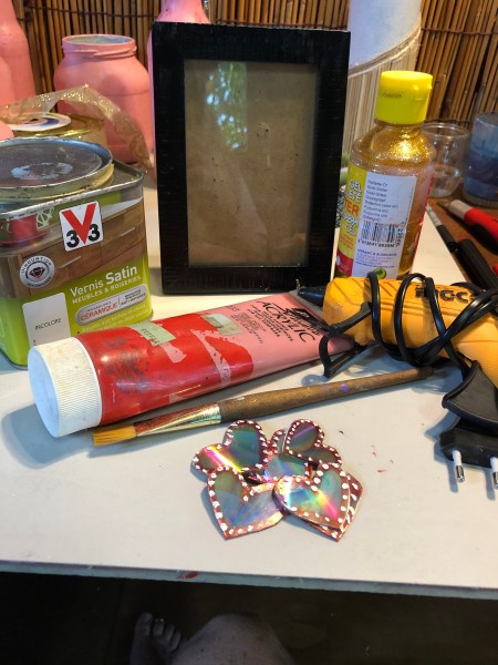 Valentine's Day Picture Frame - supplies