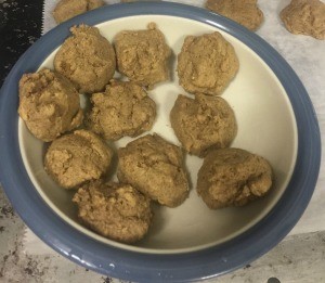 Banana PB Cookies on plate