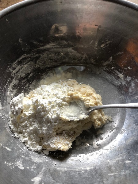 Homemade Air Dry Clay - corn starch added