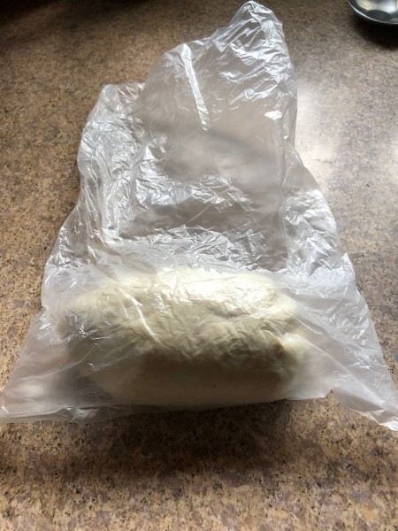 Homemade Air Dry Clay - store in a plastic bag