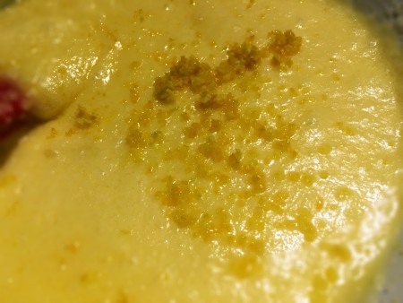 adding lemon zest to the batter