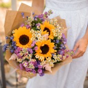 Bouquet of sunflowers.