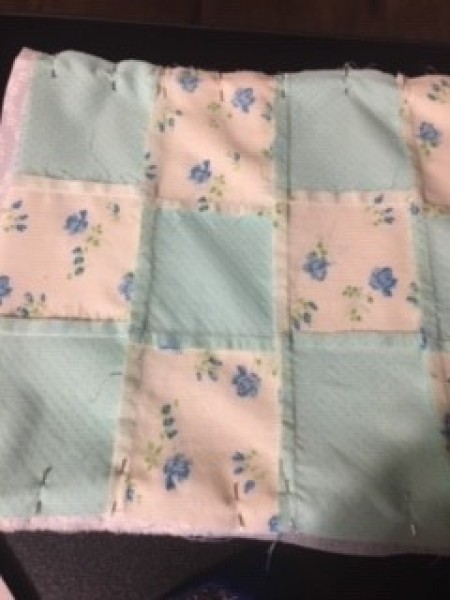 Keepsake Fabric Boxes - sew around the outer edge leaving an opening for turning