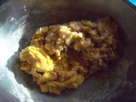 adding nuts to batter