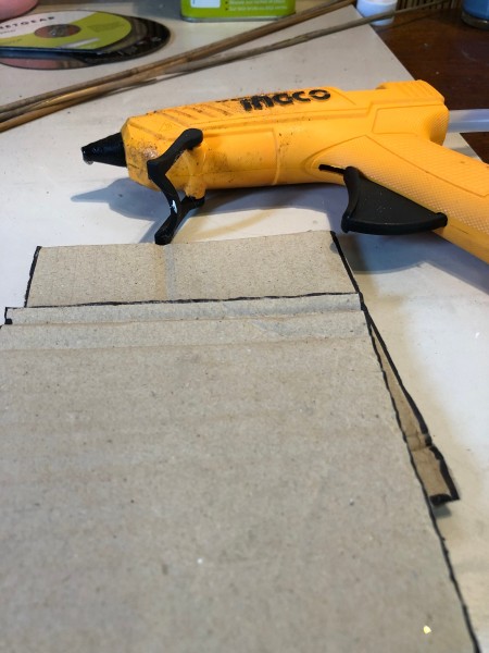 Bamboo Decorative Box - glue them together