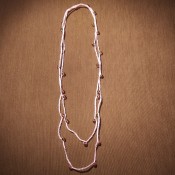 Crocheted Bead Necklace - finished necklace
