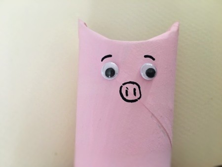 Hogs and Kisses Candy Holder - glue on the eyes and draw on nose, snout, and eyebrows