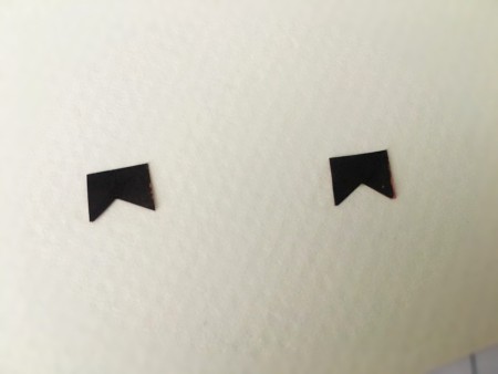 Hogs and Kisses Candy Holder - color the edge of craft paper black and cut out two hooves