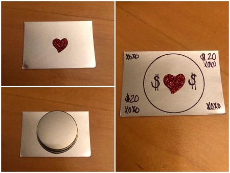 Valentine's Day Candy & Gift Box - gift money coupon