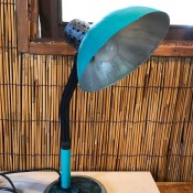 Refurbishing An Old Lamp - finished desk style lamp