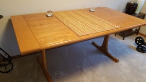 Value of a Conant Ball Dining -Room Table  - modern design oak table