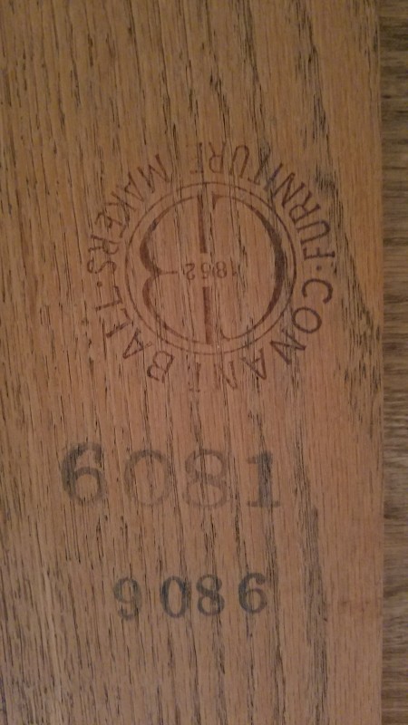 Value of a Conant Ball Dining Room Table