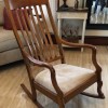 Age of a Murphy Rocking Chair - high back wooden rocker