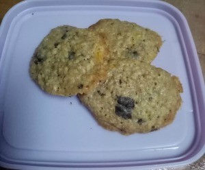 Chip Cookies on tray