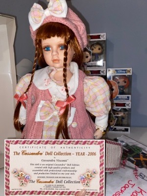 Identifying a Porcelain Doll - doll with certificate
