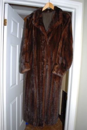 Information on a Fur Coat - full length reddish brown fur coat