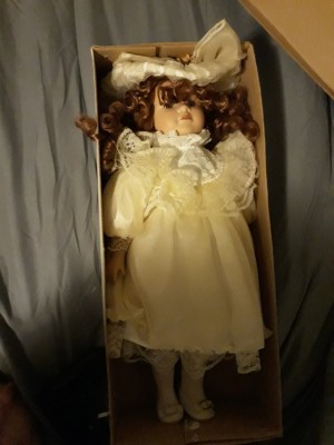 Identifying a Porcelain Doll - doll in a box