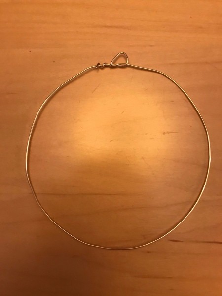 Valentine's Hanging Wall Decoration - make a loop