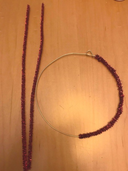 Valentine's Hanging Wall Decoration  - covered half way