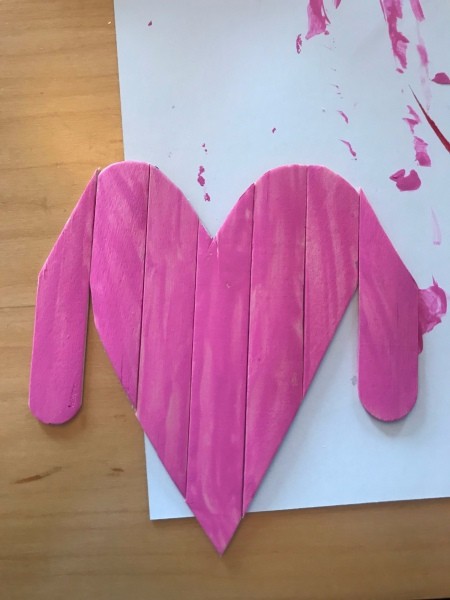 Heart Garden Stakes - scapes could be used to make a dog shape