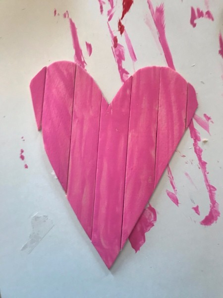 Heart Garden Stakes - but here used to make the side curve of the heart near the top