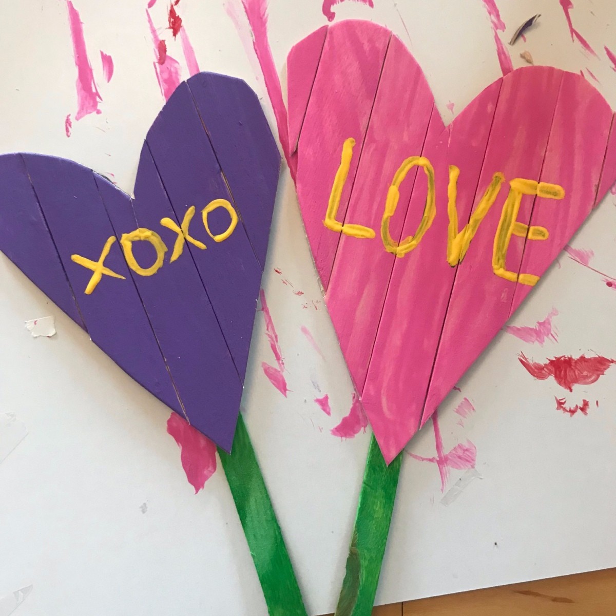 Making Heart Garden Stakes | ThriftyFun