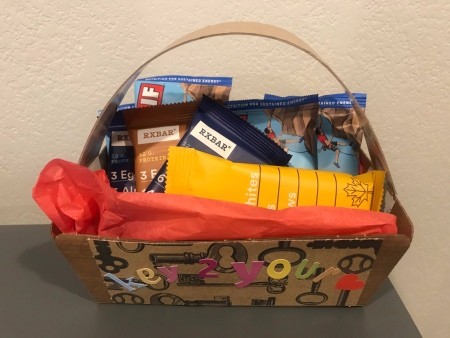 Valentine's Themed Gift Basket for Him