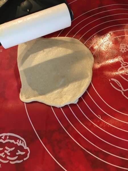 square of rolled out dough