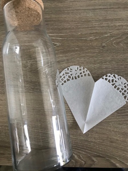 Transform any Vase into a One with a Valentine's Theme - supplies